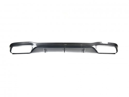 Накладка заднего бампера (диффузор) AMG под карбон Mercedes E-Class W213 2016-2020