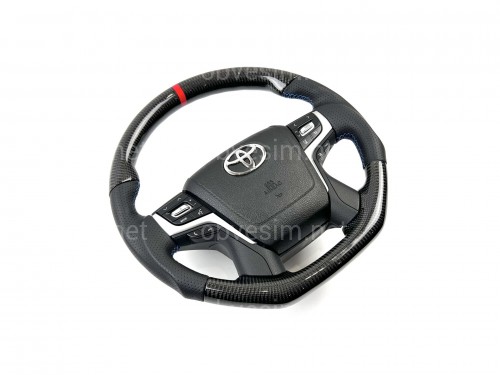 Руль SPORT в сборе карбон Toyota Land Cruiser 200  / Toyota Land Cruiser Prado 150