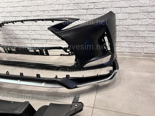 Бампер передний комплектный Lexus RX 2012-2015 в стиле F-Sport RX 2020+