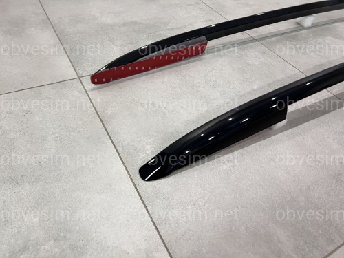 Рейлинги на крышу OEM Porsche Cayenne 958 / Volkswagen Touareg 2010-2018 алюминий 2шт. цвет черный