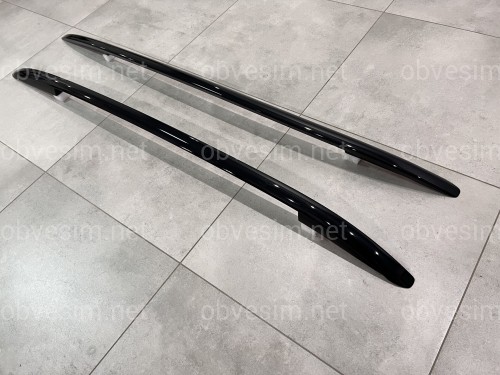 Рейлинги на крышу OEM Porsche Cayenne 958 / Volkswagen Touareg 2010-2018 алюминий 2шт. цвет черный