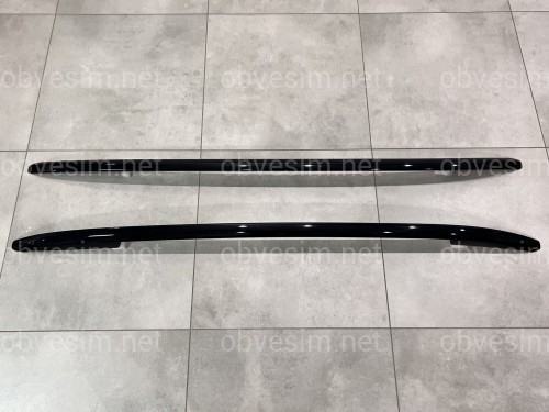 Рейлинги на крышу OEM Porsche Cayenne 958 / Volkswagen Touareg 2010-2018 алюминий 2шт. цвет черный