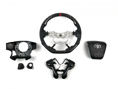 Руль SPORT в сборе карбон Toyota Land Cruiser 200  / Toyota Land Cruiser Prado 150