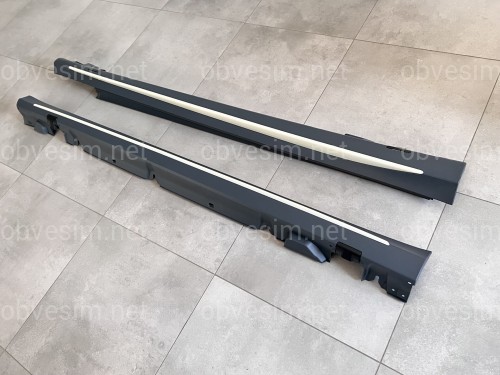 Пороги AMG Mercedes C-class W205 2014-2021 2шт.
