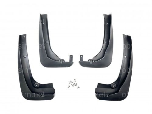 Брызговики BMW X3 F25 2011-2017  комплект 4 шт.