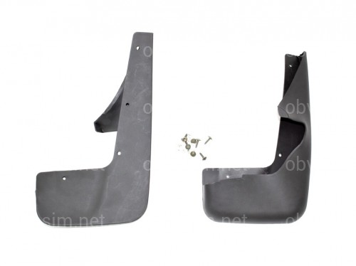 Брызговики передние под порог BMW X5 E53 1999-2006, комплект 2 шт.