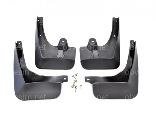 Брызговики BMW 5 Series F10 F11 2010-2016 комплект 4 шт.