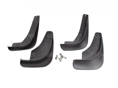 Брызговики Mazda 3 СЕДАН С ПОРОГАМИ  2006-2008, комплект 4шт.