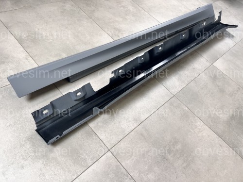 Накладки на пороги M-paket BMW 5 series F10 F11 2010-2016