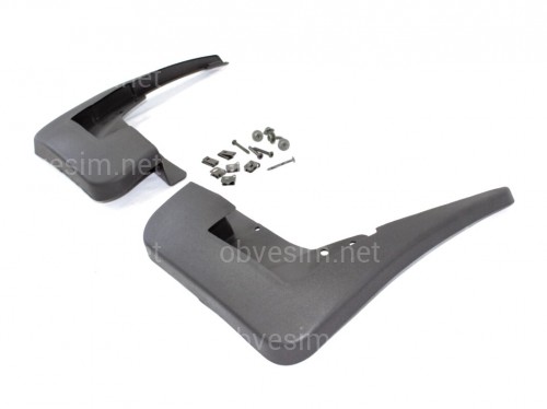Брызговики передние Mercedes Benz ML-class W164 2005-2011 / GL-class X164 2006-2012 ПОД ПОРОГ комплект 2шт.