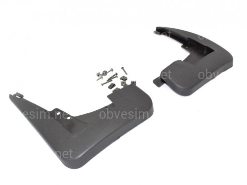 Брызговики передние Mercedes Benz ML-class W164 2005-2011 / GL-class X164 2006-2012 ПОД ПОРОГ комплект 2шт.