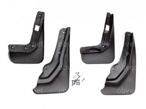 Брызговики Mercedes-Benz C-class W204 2011-2015 комплект 4 шт.