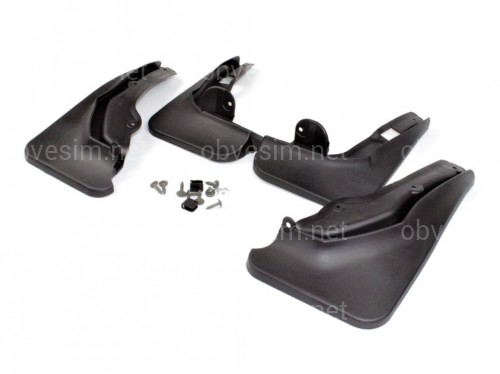 Брызговики Mercedes-Benz C-class W204 2011-2015 комплект 4 шт.