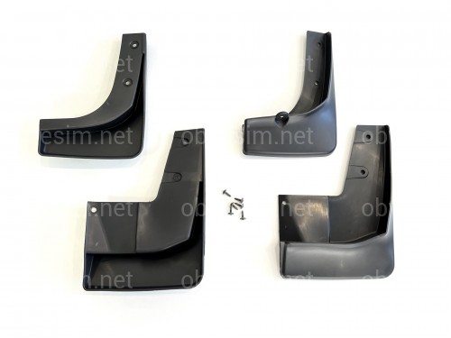 Брызговики  Mitsubishi Outlander до рестайлинга и без арок 2003-2005 комплект 4шт.