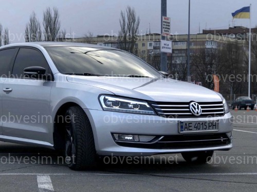LED фары Volkswagen Passat B7 USA 2011-2015 в стиле B8 USA