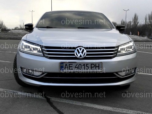 LED фары Volkswagen Passat B7 USA 2011-2015 в стиле B8 USA