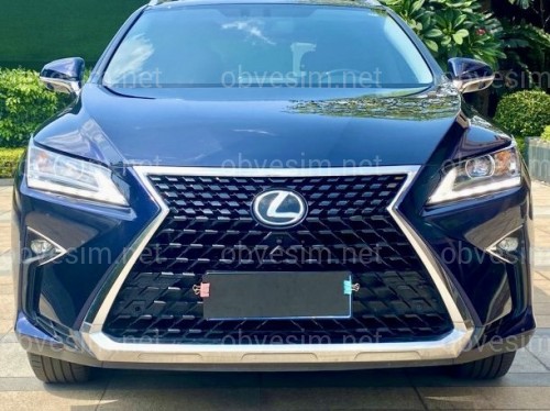 Бампер в сборе с решеткой в стиле 2020+ для Lexus RX 2015-2019