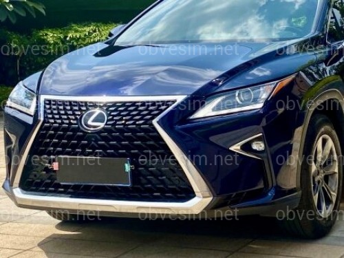 Бампер в сборе с решеткой в стиле 2020+ для Lexus RX 2015-2019