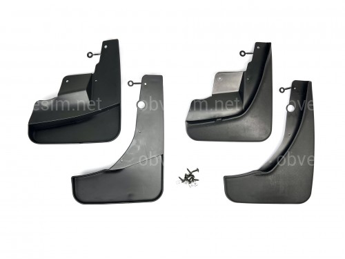 Брызговики Jeep Grand Cherokee 2005-2010, комплект 4шт.