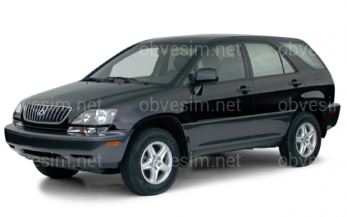 Брызговики Lexus RX 1998-2002 комплект 4шт