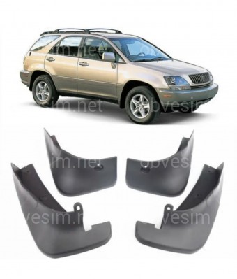 Брызговики Lexus RX 1998-2002 комплект 4шт