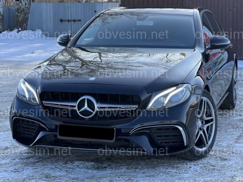 Передний бампер в стиле e63 Mercedes E-Class W213 2016-2020