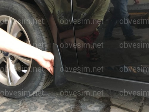 Брызговики передние Ford Focus 3 2011-2018 СЕДАН И ХЕТЧБЕК, комплект 2шт.