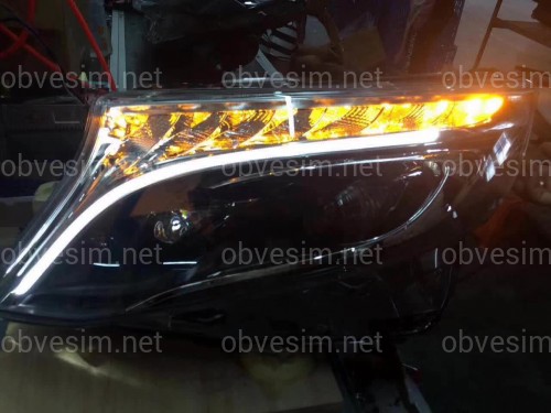 Full led фары стиль OEM Mercedes Benz W447 Vito / V-class / Metris (левая+ правая) комплектные с блоками