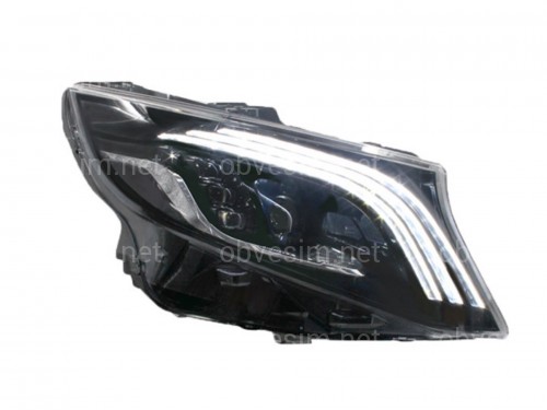 Full led фары стиль Maybach Mercedes Benz W447 Vito / V-class / Metris (левая+ правая) комплектные с блоками