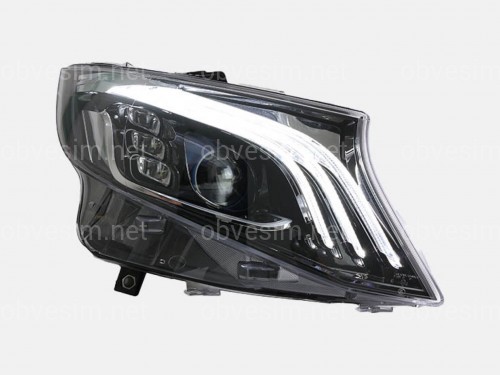 Full led фары стиль Maybach Mercedes Benz W447 Vito / V-class / Metris (левая+ правая) комплектные с блоками