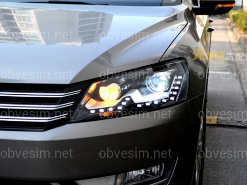 Передние фары Volkswagen Passat B7 USA 2011-2015