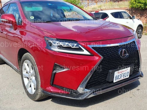 Фары Full LED 3 линзы Lexus RX 350 / 450H 2012-2015 в стиле рестайлинг 2020