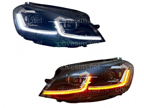FULL LED фары Volkswagen Golf 7.5 рестайлинг 2017-2021