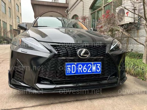 Бампер + сплиттер Lexus IS 2006-2012 в стиле F-SPORT 2021+