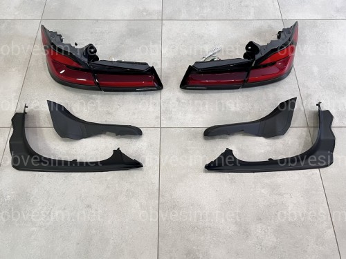 Задние LED фонари LCI 2020+ для BMW G30 2017-2020 4шт.