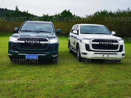 Комплект рестайлинга Toyota Land Cruiser 200 2007-2015 в LC 300 GR style