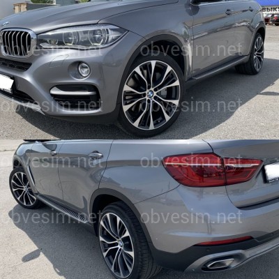 Брызговики задние BMW X6 E71 07-13 / F16 14-18 комплект 2шт.