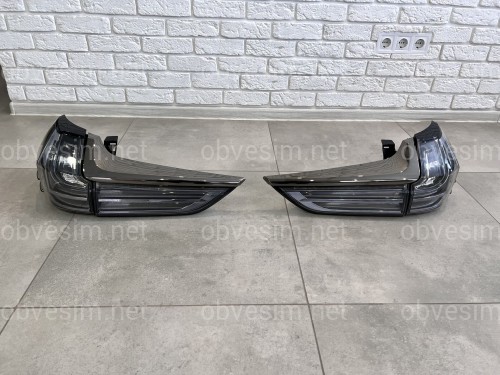 Задние фонари Black Vision Lexus LX 570 450D 2016-2022 4шт.