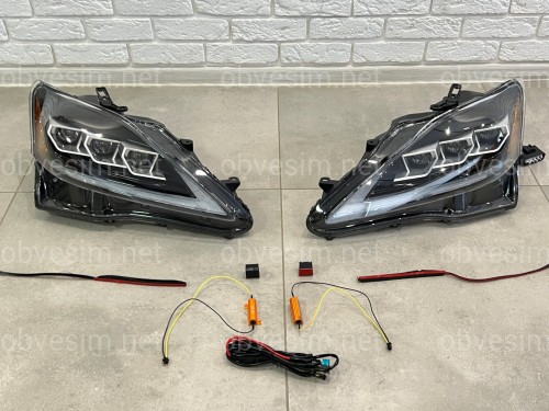 Фары Full LED 3 линзы Lexus IS 2005-2012