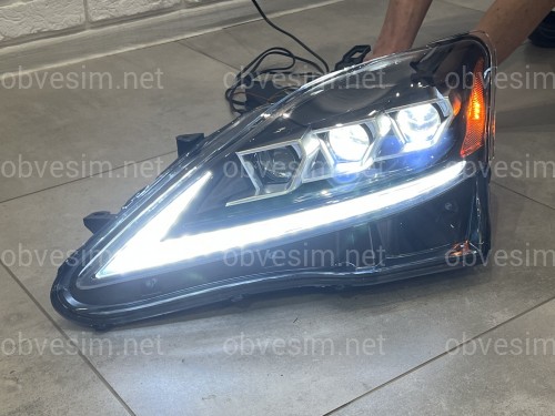 Фары Full LED 3 линзы Lexus IS 2005-2012