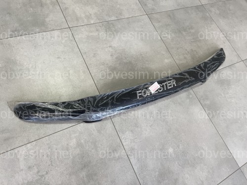 БЕЗ КРЕПЕЖА!!! Дефлектор капота Subaru Forester 2000-2002