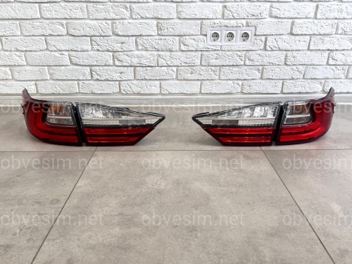 Задние фонари OEM рестайлинг 2016+ для Lexus ES 2012-2018 4шт.