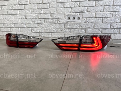 Задние фонари OEM рестайлинг 2016+ для Lexus ES 2012-2018 4шт.
