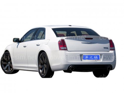 Спойлер Chrysler 300C 2011- ABS пластик, цвет черный глянец