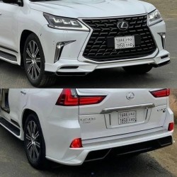Обвес комплект SAMURAI 2020+  Lexus LX 570 450d 2015-2022 ABS пластик, цвет белый