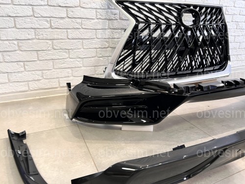 Обвес комплект TRD SUPERIOR  Lexus LX 570 450d  2015-2022 ABS пластик цвет черный