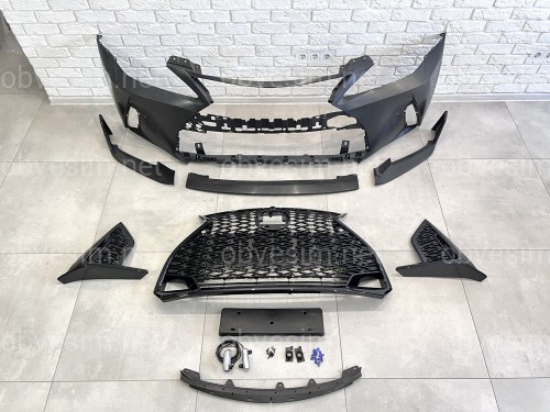 Бампер + сплиттер Lexus IS 2006-2012 в стиле F-SPORT 2021+