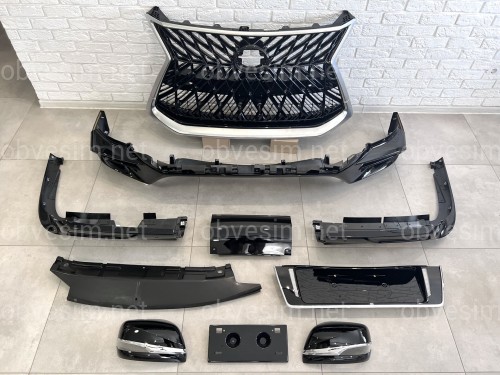Обвес комплект TRD SUPERIOR  Lexus LX 570 450d  2015-2022 ABS пластик цвет черный