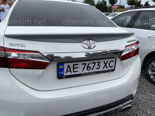 Спойлер лип багажника Toyota Corolla ЕВРОПА 2013-2018 ABS пластик под покраску