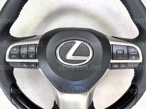 Руль в сборе черный PIANO BLACK Lexus LX 570 / GX 460